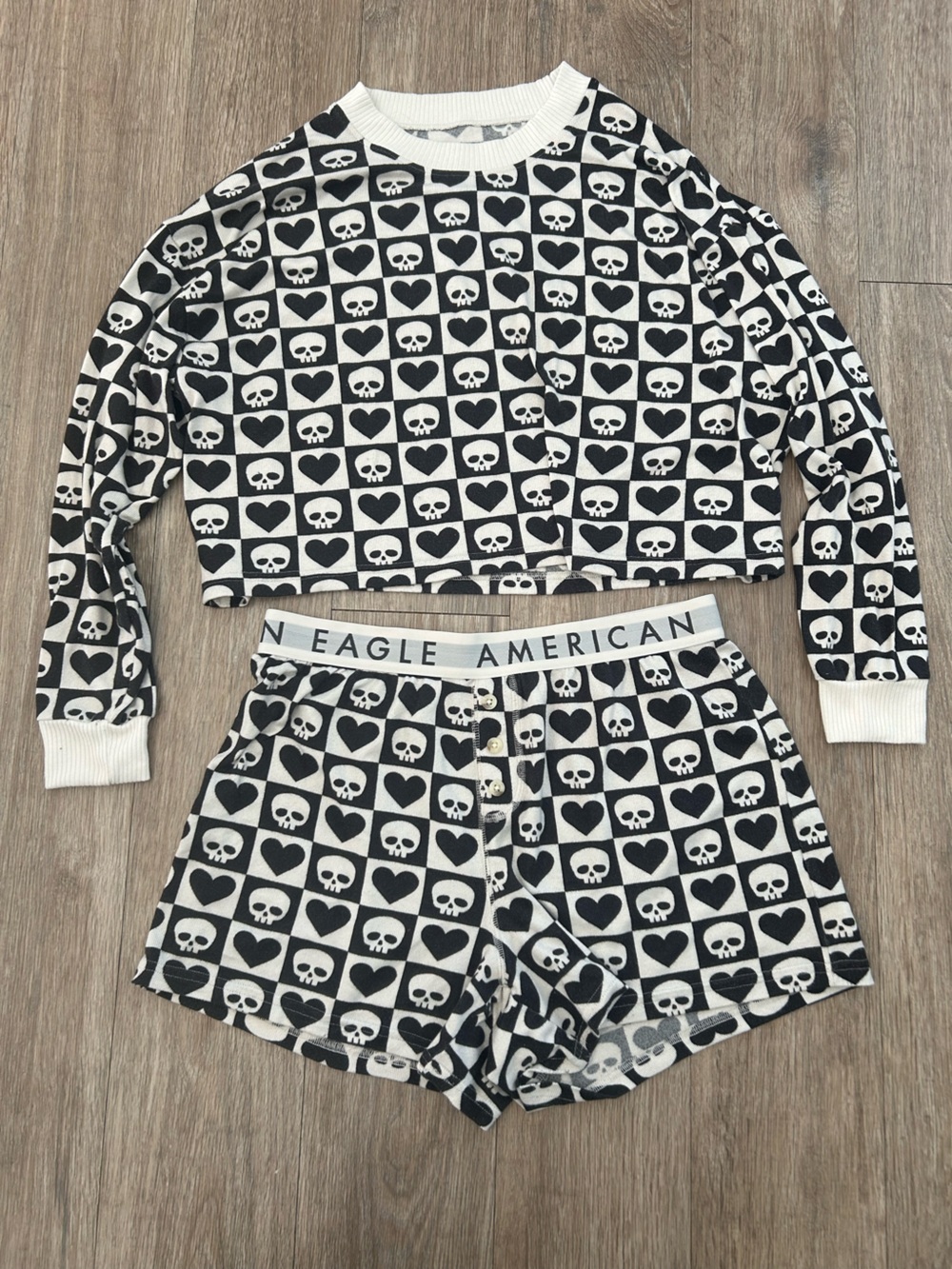 American Eagle Outfitters Halloween Pajama Set